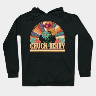 Chuck Flowers Name Berry Personalized Gifts Retro Style Hoodie